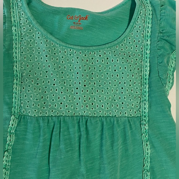 Cat & Jack | Girl’s Eyelet Top - Picture 2 of 3